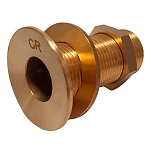 Maestrini gs30772 Хромированный фитинг через корпус Латунь  Brass 8x14x13 1´´