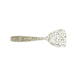 Fox rage NRI040 Creature Shovel Shad Мягкая Приманка 90 мм Белая UV Golden Glitter