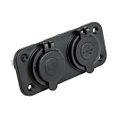Купить Панель водонепроницаемая AAA 4620136035057 прикуриватель 12В и 2 USB-разъема 5В 2,1/1А из ударопрочной пластмассы 7ft.ru в интернет магазине Семь Футов
