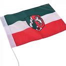 Флаг - Северный Рейн-Вестфалия с гербом