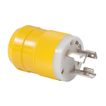 Вилка Marinco 305CRPN 30А 125В IP56 3-контактная двухполюсная однофазная для подключения к береговой сети, Osculati 14.305.10