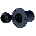 Philippi 700021216 ESD 12V Круглая утопленная розетка с бухтой Black