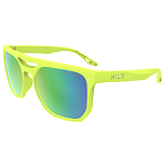 HILX Carnage / Matt Solid Neon Yellow / Green Polarized Lens