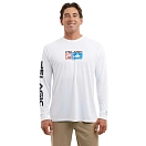Купить Pelagic 1015251013-WHT-XL Футболка с длинным рукавом с защитой от ультрафиолета Aquatek Deluxe White XL 7ft.ru в интернет магазине Семь Футов