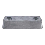 Super marine ANO551 Volvo Нижний блок Duo Prop Кормовой кронштейн Цинковый анод Серебристый Grey