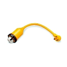 Купить Parkpower by marinco 679-124ARV Адаптер RV 30.48 cm Золотистый Yellow 30A Male/50A Female 7ft.ru в интернет магазине Семь Футов