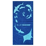 Ssi 475383-DBLB полотенце Blue Oceans  Blue 80 x 170 cm