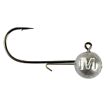 Mustad BJH10-10-25 Keeper Ball Джиг-голова 25 единицы Серый Silver 10 g