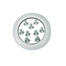 Купить A.a.a. 4000260 IP68 9x3W Круглый подводный светодиодный фонарь Бесцветный White 7ft.ru в интернет магазине Семь Футов