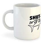 Kruskis 42611K043 Shut Up And Fish Кружка 325ml Белая  White 325 ml (11 oz) 