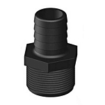 Trudesign 1804873 Резьбовой соединитель для шланга Black 1 1/4´´