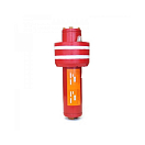 Купить Буй светодымящийся БСД-97 Ø250мм 2Кд оранжевый дым 120мин 1,6км для спасательного круга 7ft.ru в интернет магазине Семь Футов