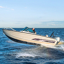 Моторная лодка, Victory A3, квинтет, серо-синий с Suzuki DF50ATL KITVA319