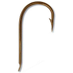 Mustad 39853-BR-2-314 Classic Line Round 39853 Колючий Крючок С Лопатками Золотистый Bronze 2 
