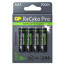 Купить Gp batteries 125210AAHCF-C4 ReCyko Photo Flash Перезаряжаемый 2000 мАч Pro 4 единицы Аккумуляторы Черный Black 7ft.ru в интернет магазине Семь Футов