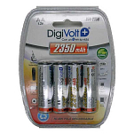 Digivolt BT4-2350 AA/R6 2350mAh Аккумуляторная батарея 4 единицы Grey