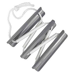 Plastimo 62149 3 Ступени аварийной лестницы Серебристый Silver / White 295 mm