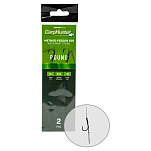 Carp hunter 42870008 Round Carp Bait Sting Method Связанные Крючки Бесцветный 8