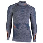 UYN U100053-B456-XXL Базовый слой с длинным рукавом Ambityon Серый Black Melange / Atlantic / Orange Shiny 2XL