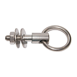 Mavi mare 5050354 Mavi.mare Кольцевой болт из нержавеющей стали Silver 85 mm 