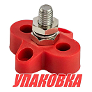 Клемма-штифт одинарная, M8, красная (упаковка из 50 шт.) YIS Marine BF411RM8_pkg_50
