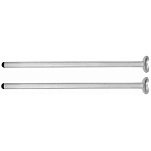 Cresta 006403-00691-00000-00 Нога Solith  Black 100 cm