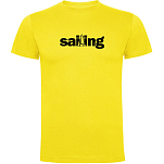 Kruskis CA65500403S285 Футболка с коротким рукавом Word Sailing Желтый Yellow XL