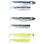 Fiiish BM1322 Black Minnow Combo Offshore Мягкая приманка 120 mm 25g Многоцветный Candy Green UV