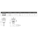 Купить Can-sb 2323906 Хромированный Oval Вентиляционное отверстие бака Бесцветный Silver 17-19 mm  7ft.ru в интернет магазине Семь Футов