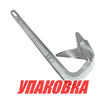 Якорь Брюса 7.5 кг, оцинкованный, Marine Rocket (упаковка из 4 шт.) 4620136018494_pkg_4