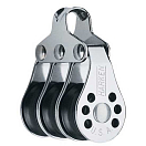 Купить Harken 228 Triple Micro Block Серебристый  Silver / Black 7ft.ru в интернет магазине Семь Футов
