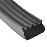 Ap products 112-018523 15.2 m Оконная пенопластовая прокладка Серебристый Black 15.9 x 9.5 mm