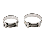 Clamp 2222798 Фланец из нержавеющей стали для шланга Silver 73-79 mm 