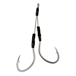Sea monsters SMSJHW40 Slow Jigging Wire Вспомогательный крючок Серый Silver 4/0 