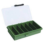 Horvath 75101003 Deluxe HA 3 Коробка для снастей Бесцветный Green / Clear 9 x 17 x 4 cm