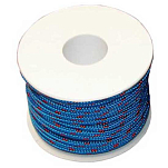 Cavalieri 0801304BL 080130 10 m Плетеная накидка из полиэстера с высокой прочностью Бесцветный Blue 4 mm 