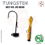 Sakura SAPAL1006115-BLK Tungsten Ned Джиг-голова  Black 1.89 g
