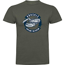 Купить Kruskis CA65500238C058 Футболка с коротким рукавом Lobster Зеленый Dark Army Green M 7ft.ru в интернет магазине Семь Футов