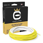 Cortland 467347-UNIT Леска для нахлыста FO Tech Float 39 m White / Yellow Line 7-8