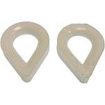 Goldenship GS71286 Nylon Наперстки Белая  8 mm 