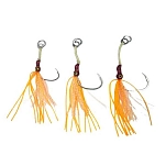 Blue crab BCASSISTSINGLE3/0-ORA-OS Assist hook Single 3 Единицы Желтый Orange 3/0