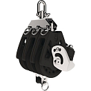 Купить Трехшкивный двухобушковый блок со стопором Lewmar Syncro 29925010  6 - 10 мм 450 - 900 кг чёрный 7ft.ru в интернет магазине Семь Футов
