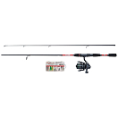 Купить Berkley 1580870 Pulse SIOC Вращающееся комбо  Black / Red 2.10 m 7ft.ru в интернет магазине Семь Футов