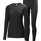 HELLY HANSEN 48675_990 Женский КОМПЛЕКТ COMFORT LIGHT / черный / Размер одежды: XL