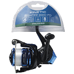 Kinetic B116-024-001 Fighter FD Спиннинговая Катушка Черный Blue / Black 4000 