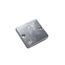 Купить Enrico polipodio 2626304 Mercury Анод из цинковой пластины общего назначения  Silver 64 x 64 x 10 mm  7ft.ru в интернет магазине Семь Футов