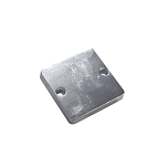 Enrico polipodio 2626304 Mercury Анод из цинковой пластины общего назначения  Silver 64 x 64 x 10 mm 