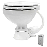 Электрический туалет Johnson Pump Aqua-T Standard Electric Comfort 80-47436-01 12В 500x370x375мм с центробежным насосом-мацератором белый