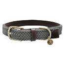 Купить Kentucky 42517-08-40 Плетеный Nylon Воротник  Grey 36-42 cm 7ft.ru в интернет магазине Семь Футов