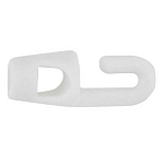 Euromarine 000760 Нейлоновый крючок 6 единицы White 4 mm